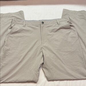 Adidas Men's Tan Performance Golf Chino Pants Lightweight 36x32